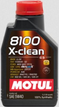 motul 8100 x-clean 5w40 olie